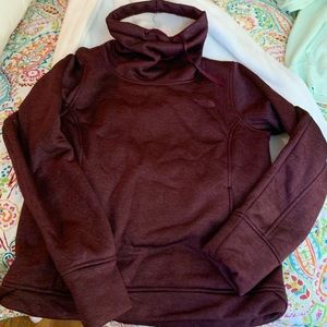 Women The North Face funnel neck sweatshirt
